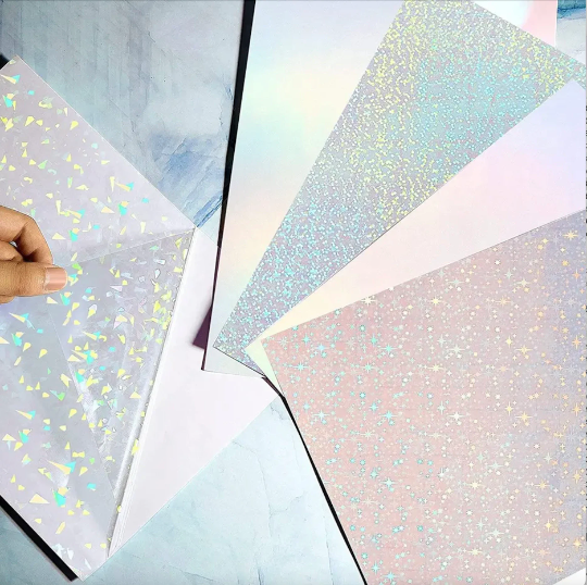 Holographic Laminating Sheets SAMPLE PACK 12 x 12 inches, 6 x 12 inche – MY  VINYL CUT