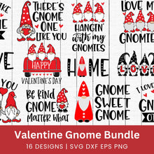 Load image into Gallery viewer, Valentine Gnome SVG Bundle