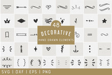 Load image into Gallery viewer, Decorative Elements Illustration SVG Bundle