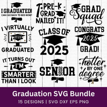 Load image into Gallery viewer, Graduation SVG Bundle