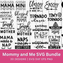 Load image into Gallery viewer, Mommy and Me SVG Bundle