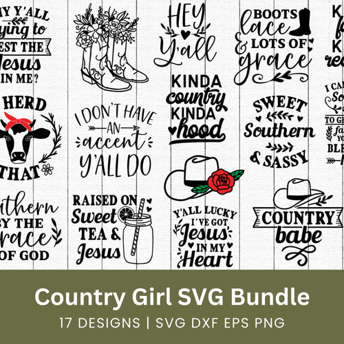 Country Girl SVG Bundle