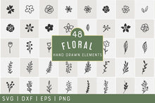 Load image into Gallery viewer, Floral Illustration SVG Bundle