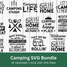 Load image into Gallery viewer, Camping SVG Bundle