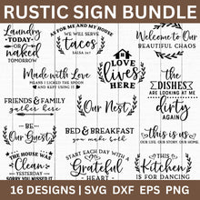 Load image into Gallery viewer, Rustic Sign SVG Bundle