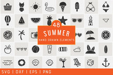 Load image into Gallery viewer, Summer Illustration SVG Bundle