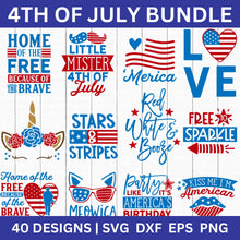 Load image into Gallery viewer, 4th of July SVG Bundle