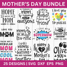 Load image into Gallery viewer, Mother&#39;s Day SVG Bundle