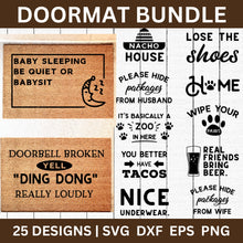 Load image into Gallery viewer, Doormat SVG Bundle