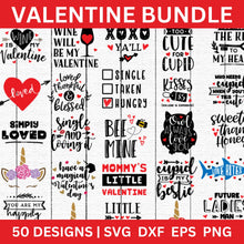 Load image into Gallery viewer, Valentine&#39;s Day SVG Bundle