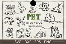 Load image into Gallery viewer, Pet Illustration SVG Bundle