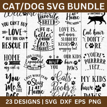 Load image into Gallery viewer, Cat Dog SVG Bundle