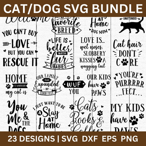 Cat Dog SVG Bundle
