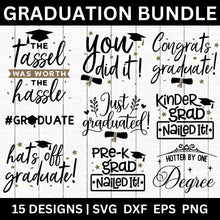 Load image into Gallery viewer, Graduation SVG Bundle