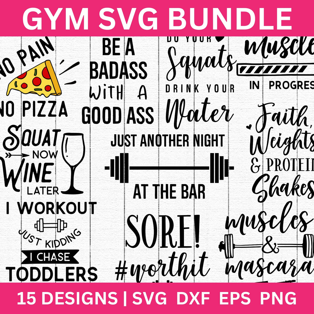 Gym SVG Bundle