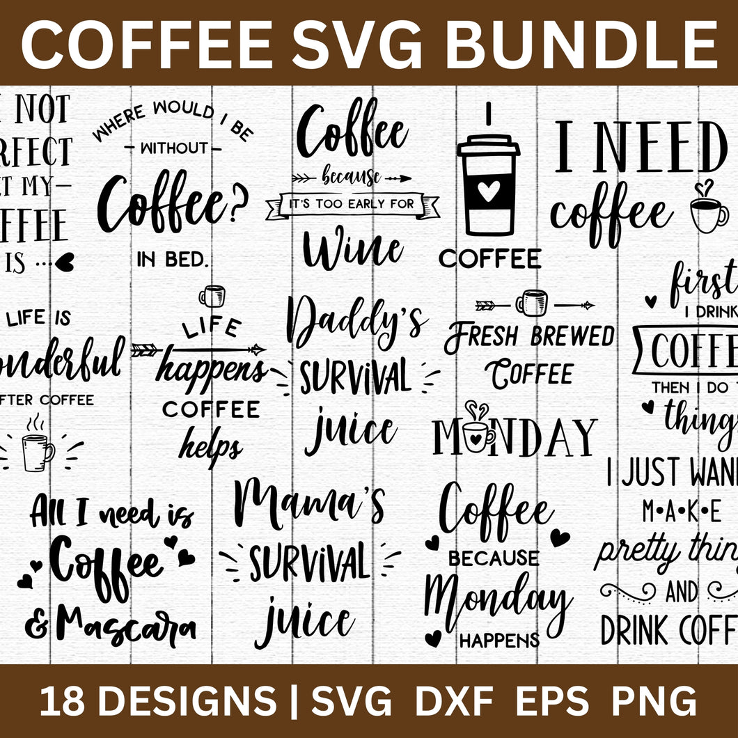 Coffee SVG Bundle