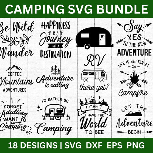 Camping SVG Bundle