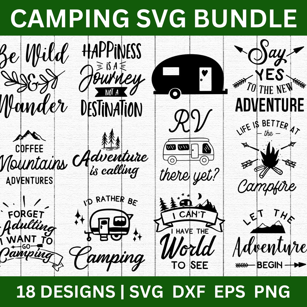 Camping SVG Bundle