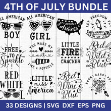 Load image into Gallery viewer, 4th of July SVG Bundle