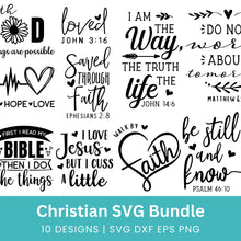 Load image into Gallery viewer, Christian SVG Bundle