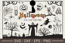 Load image into Gallery viewer, Halloween Illustration SVG Bundle