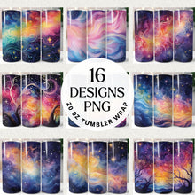 Load image into Gallery viewer, Watercolor 20oz Tumbler Wrap Bundle Digital Download