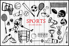 Load image into Gallery viewer, Sport Illustration SVG Bundle