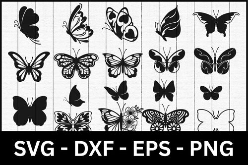 Butterfly Illustration SVG Bundle