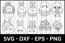 Load image into Gallery viewer, Easter Illustration SVG Bundle
