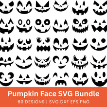 Load image into Gallery viewer, Pumpkin Face SVG Bundle