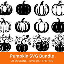 Load image into Gallery viewer, Pumpkin SVG Bundle
