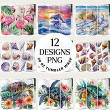 Load image into Gallery viewer, Summer 20 oz Tumbler Bundle Digital Download