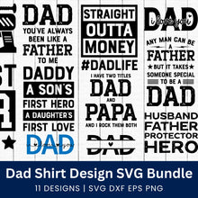 Load image into Gallery viewer, Dad Shirt SVG Bundle