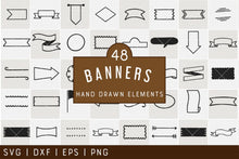 Load image into Gallery viewer, Banners Illustration SVG Bundle