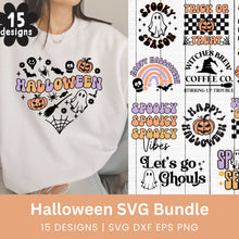Load image into Gallery viewer, Retro Halloween SVG Bundle