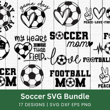 Load image into Gallery viewer, Soccer SVG Bundle