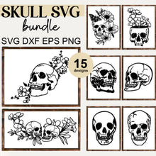 Load image into Gallery viewer, Skull SVG Bundle