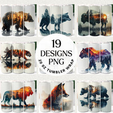 Load image into Gallery viewer, Double Exposure 20 oz Tumbler Bundle Digital Download