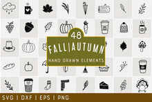 Load image into Gallery viewer, Fall Illustration SVG Bundle