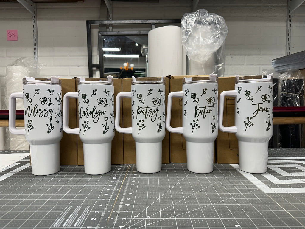 Drinkware 40 oz Tumbler Sublimated Design