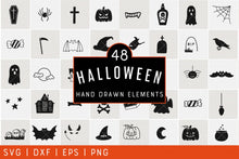 Load image into Gallery viewer, Halloween Illustration SVG Bundle