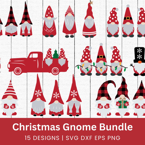 Christmas Gnomes SVG Bundle