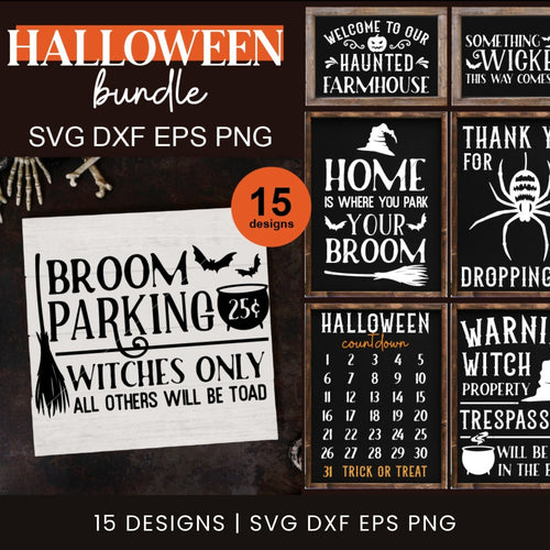 Vintage Halloween SVG Bundle