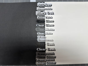 Sticker | 11J | Fall Fairy | Waterproof Vinyl Sticker | White | Clear | Permanent | Removable | Window Cling | Glitter | Holographic