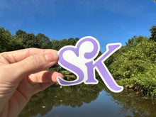 Load image into Gallery viewer, Sorority Sticker | Sigma Kappa | SK_A | Logo | Waterproof Vinyl Sticker | Permanent