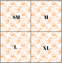 Load image into Gallery viewer, Printed Vinyl &amp; HTV Orange Toile H Patterns 12 x 12 inch sheet