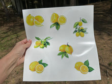 Load image into Gallery viewer, Sticker | 83 | LEMONS | Waterproof Vinyl Sticker | White | Clear | Permanent | Removable | Window Cling | Glitter | Holographic