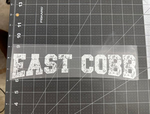 T Shirt Transfer | EAST COBB | DTF