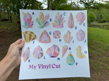 Load image into Gallery viewer, Sticker Sheet | Pastel Crystals | 16 stickers on a sheet