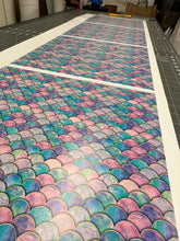 Load image into Gallery viewer, Printed Vinyl &amp; HTV MERMAID SCALES Pattern 12 x 12 inch sheet
